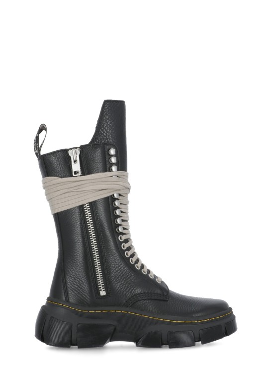 Rick Owens X Dr. Martens 1918 Boots In Black