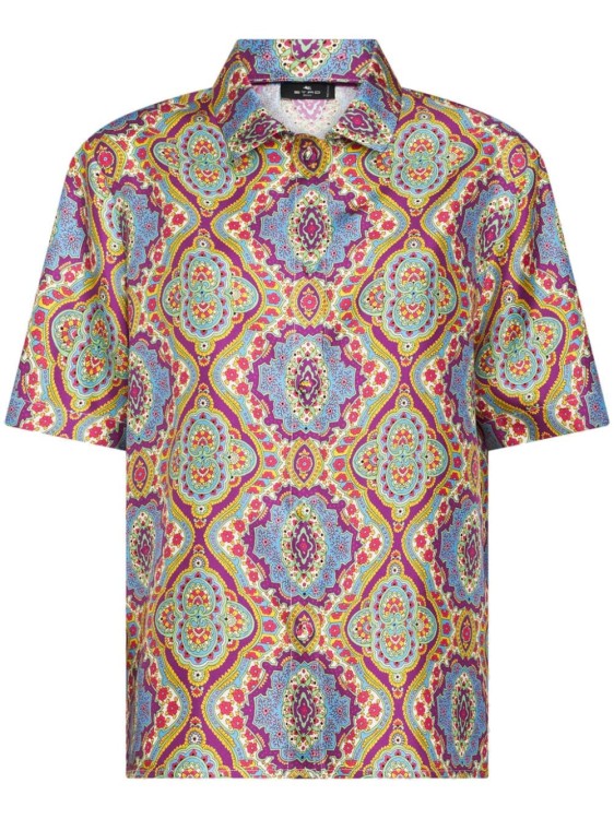 Etro Multicolored Paisley Prints Shirt