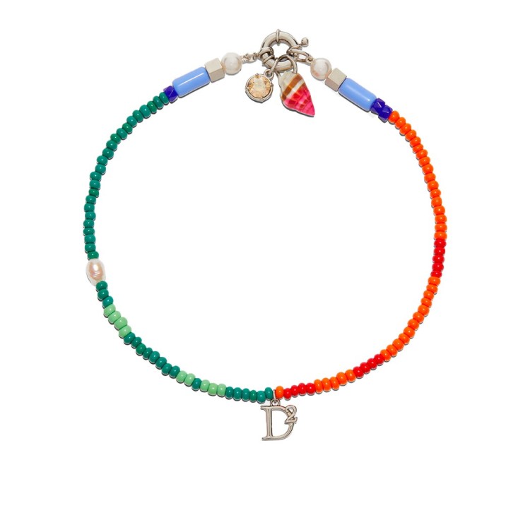Dsquared2 D2 Charm Multicolor Necklace In Not Applicable
