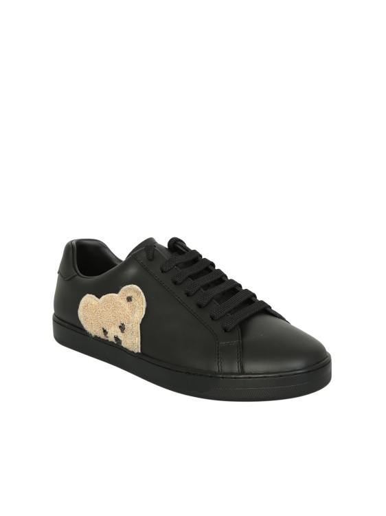 Shop Palm Angels Teddy Bear Motif Sneakers In Black