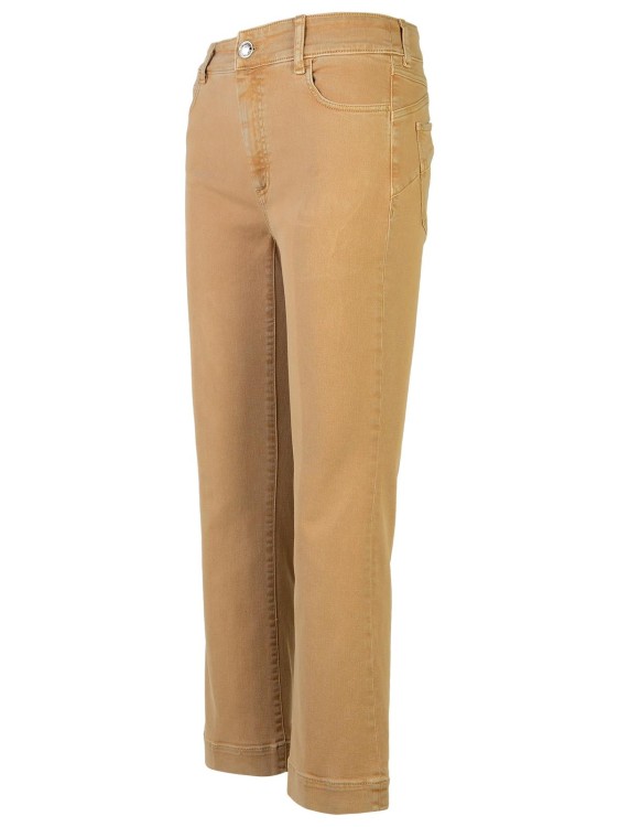 Shop Sportmax Enna' Beige Cotton Jeans In Brown