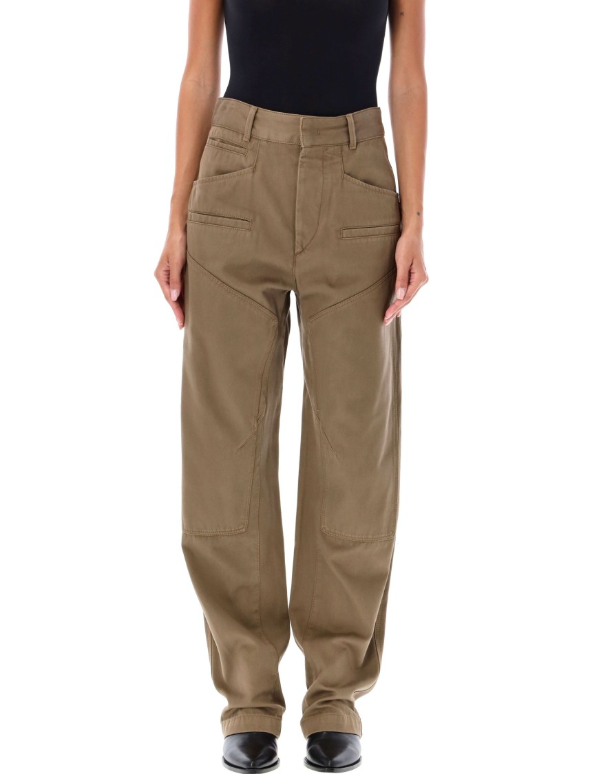 Isabel Marant Emmy Trousers In Brown