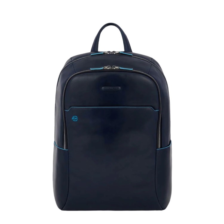 Piquadro Large Work Backpack In Blue