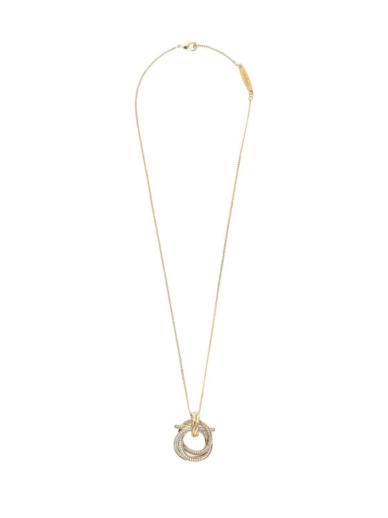 Shop Ferragamo Gold Metal Necklace In Not Applicable
