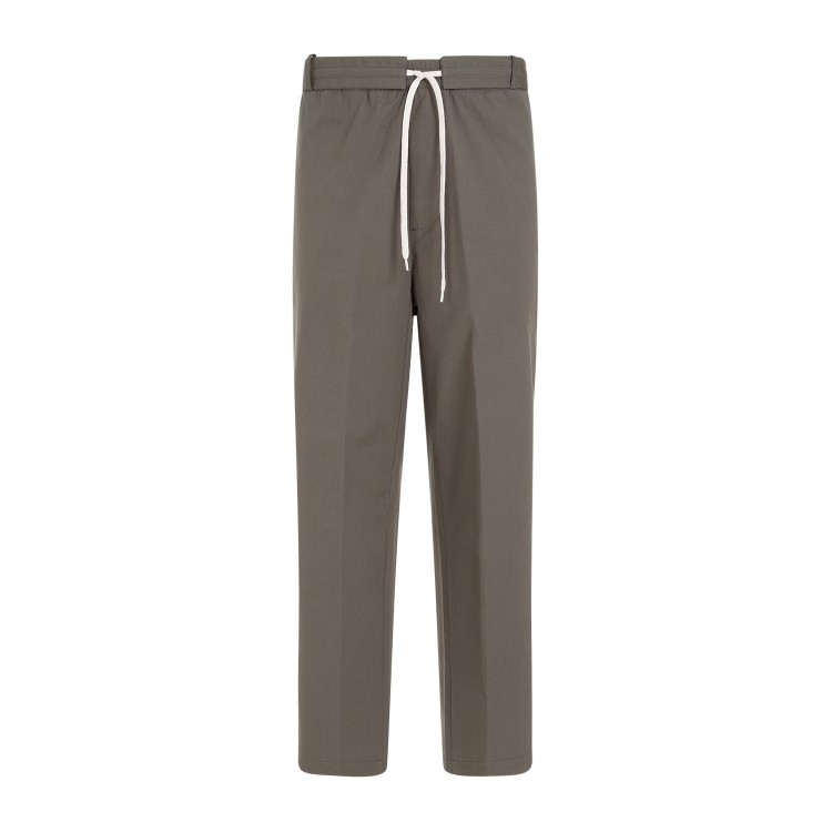 Craig Green Logo-embroidered Drawstring Straight-leg Pants In Green