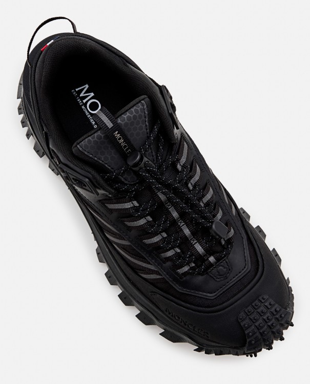 Shop Moncler Trailgrip Gtx Low Top Sneakers In Black