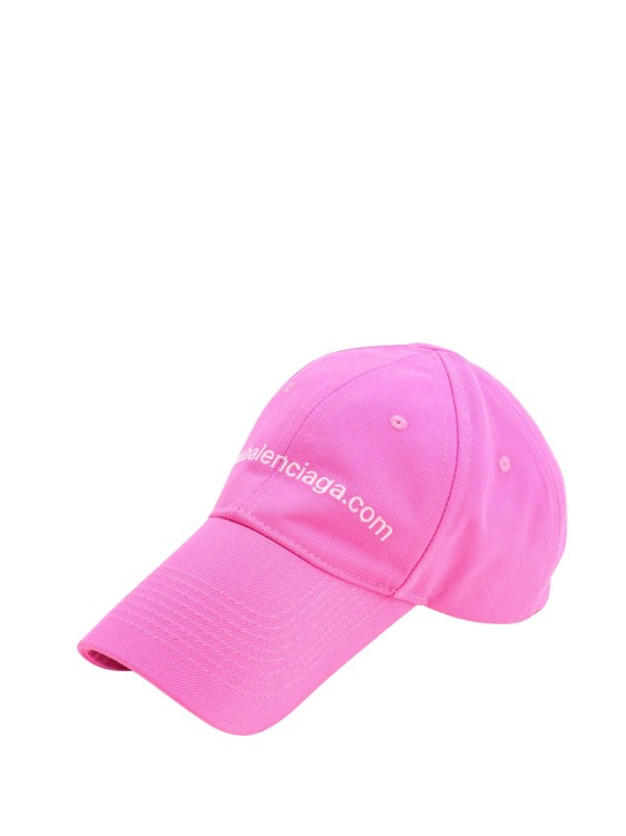 Shop Balenciaga Pink Drill Hat In Purple