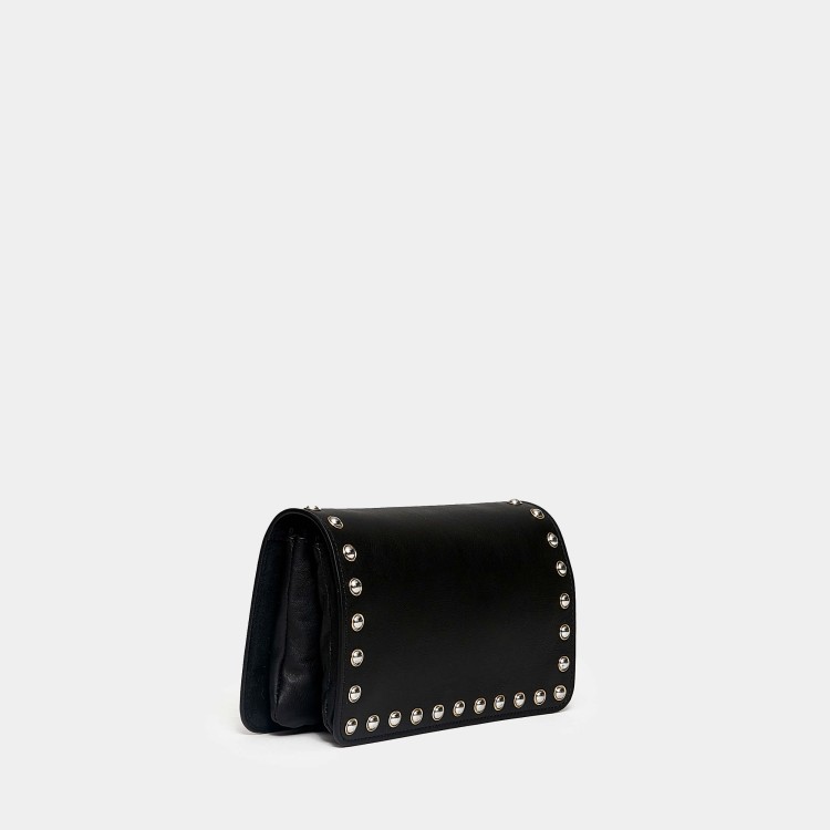 Shop Gianni Chiarini Black Leather Small Shoulder Bag
