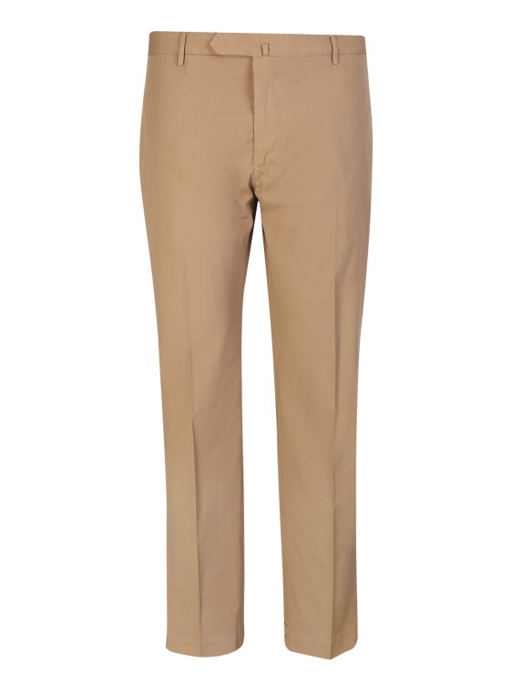 Dell'oglio Classic Dark Beige Trousers In Brown