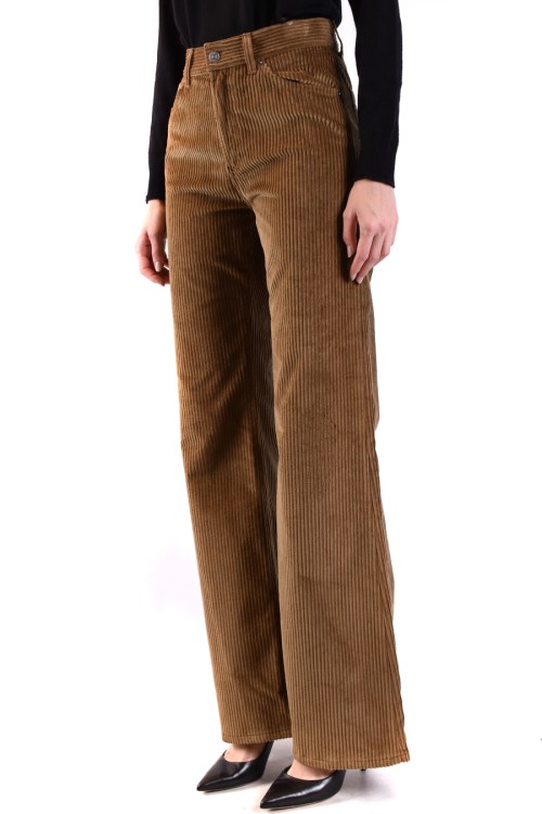 Dondup Brown Flared Leg Jeans In Brown