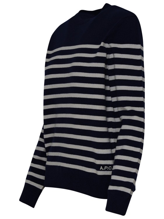 Shop Apc Blue Cashmere Blend Phoebe Sweater In Black
