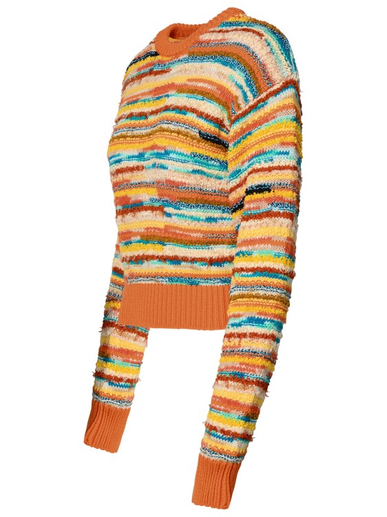 Shop Alanui Multi Linen Blend Sweater In Multicolor