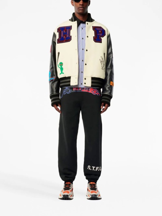 Multicolor varsity best sale bomber jacket