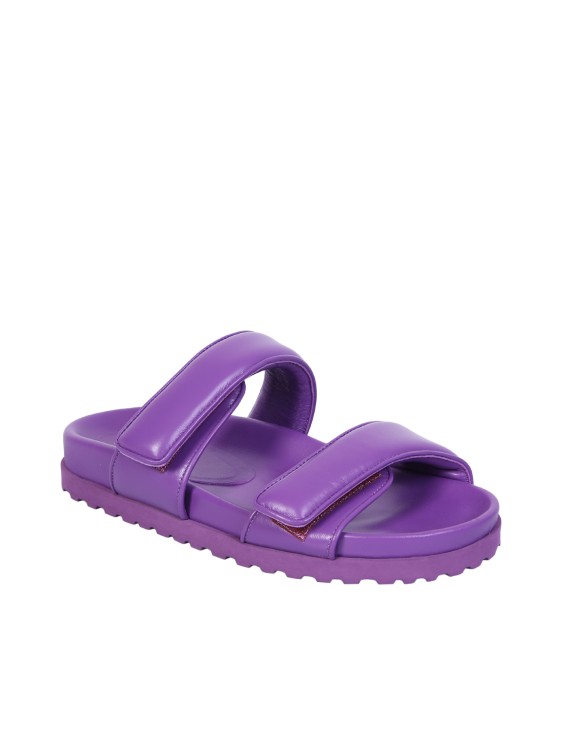Shop Gia Borghini Purple Platform Sandal