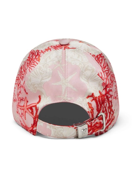 Versace Multicolored Graphic-print Six-panel Cap In Gold