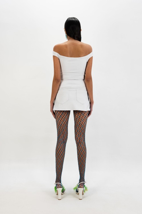 Shop Maisie Wilen Magnet Bodysuit In White