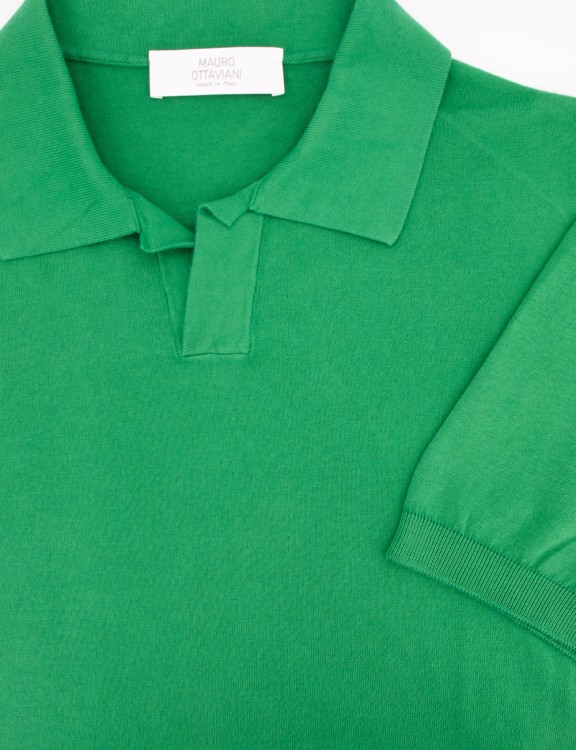 Shop Mauro Ottaviani Stylish Green Polo Shirt