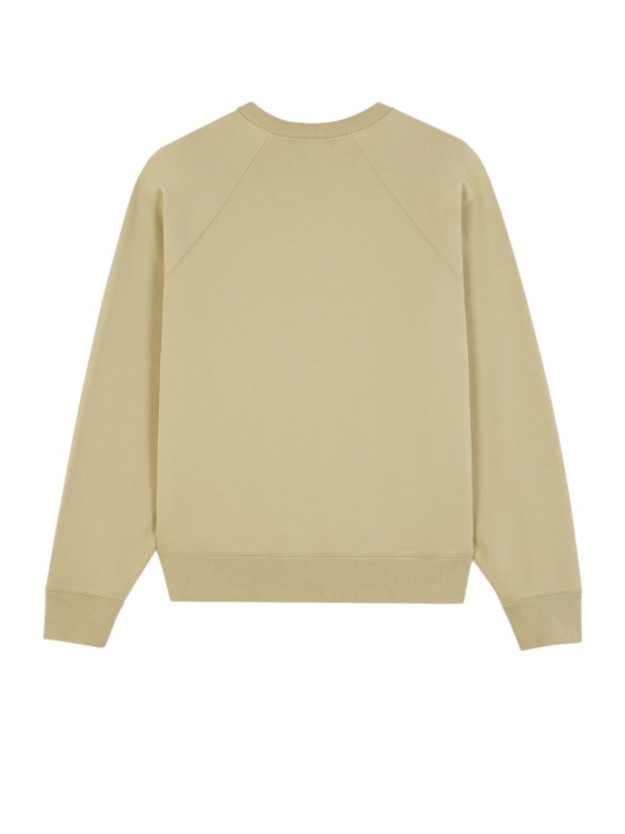 Shop Maison Kitsuné Cotton Sweatshirt With Iconic Patch In Brown