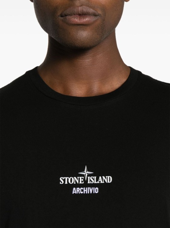 Shop Stone Island Archivio Ice Thermo-cromatic T-shirt Black