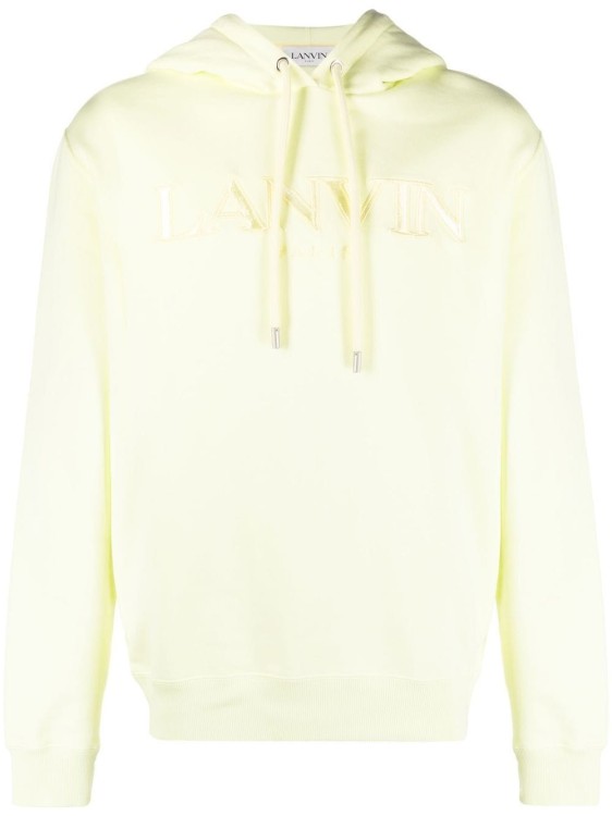 LANVIN COTTON HOODIE WITH EMBROIDERED LOGO,d936c0f5-f033-659e-27ee-978f39a64dc5