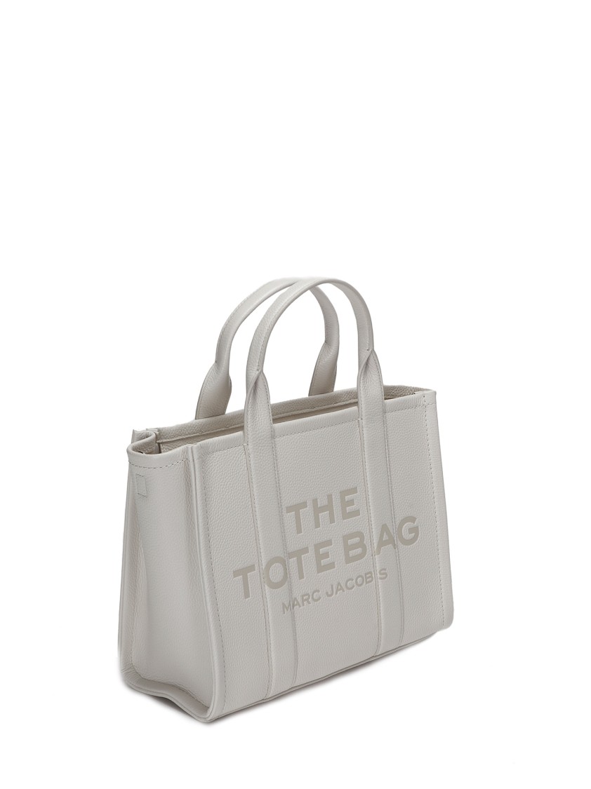 Marc Jacobs Leather Handbag With Adjustable Strap In Grey