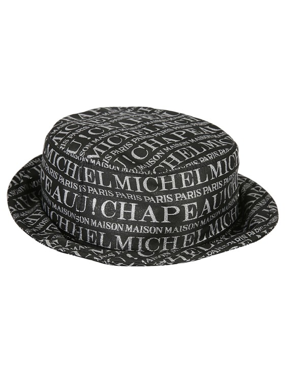 Maison Michel Cotton Bucket Hat In Black