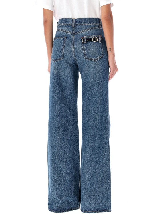 Coperni Rigid Mid-rise Straight-leg Jeans In Blue