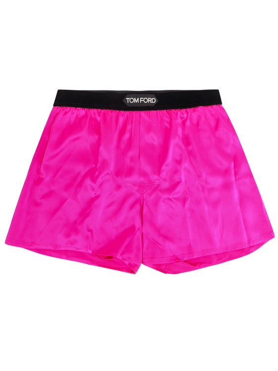 Tom Ford Silk Boxer In Pink