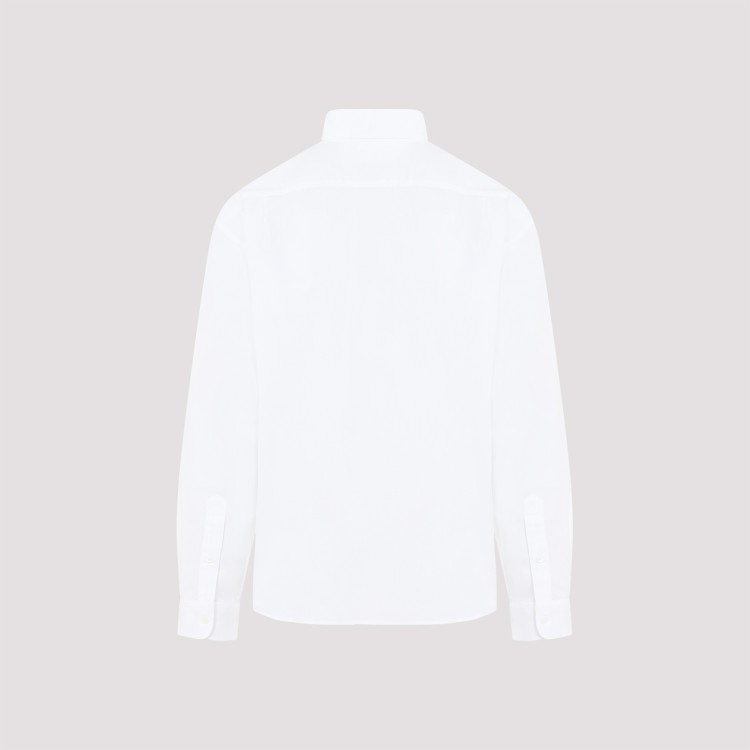 Shop Jacquemus La Chemise Simon Shirt With Arty Painting In White