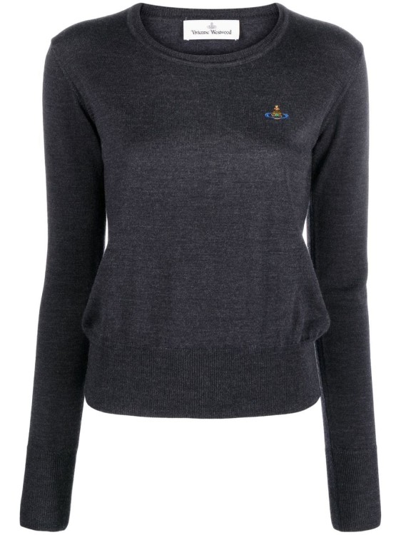Shop Vivienne Westwood Smoky Black Knit Sweater