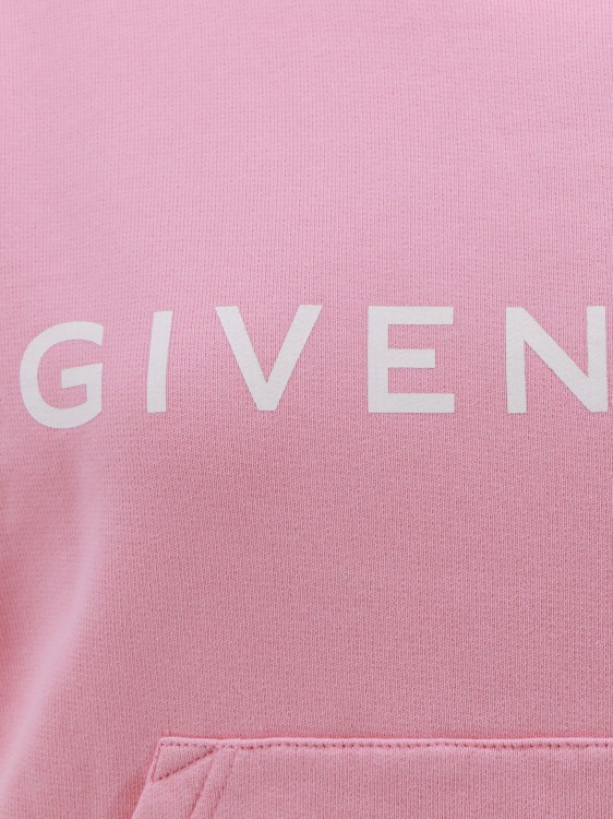 Shop Givenchy Cotton Sweatshirt With Print In Pink