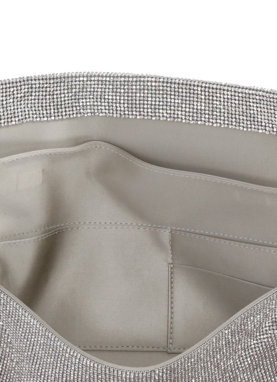 Shop Benedetta Bruzziches Kate Shoulder Bag In Silver