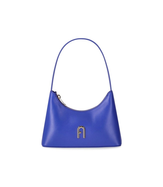 Shop Furla Diamante Mini Cobalt Blue Shoulder Bag