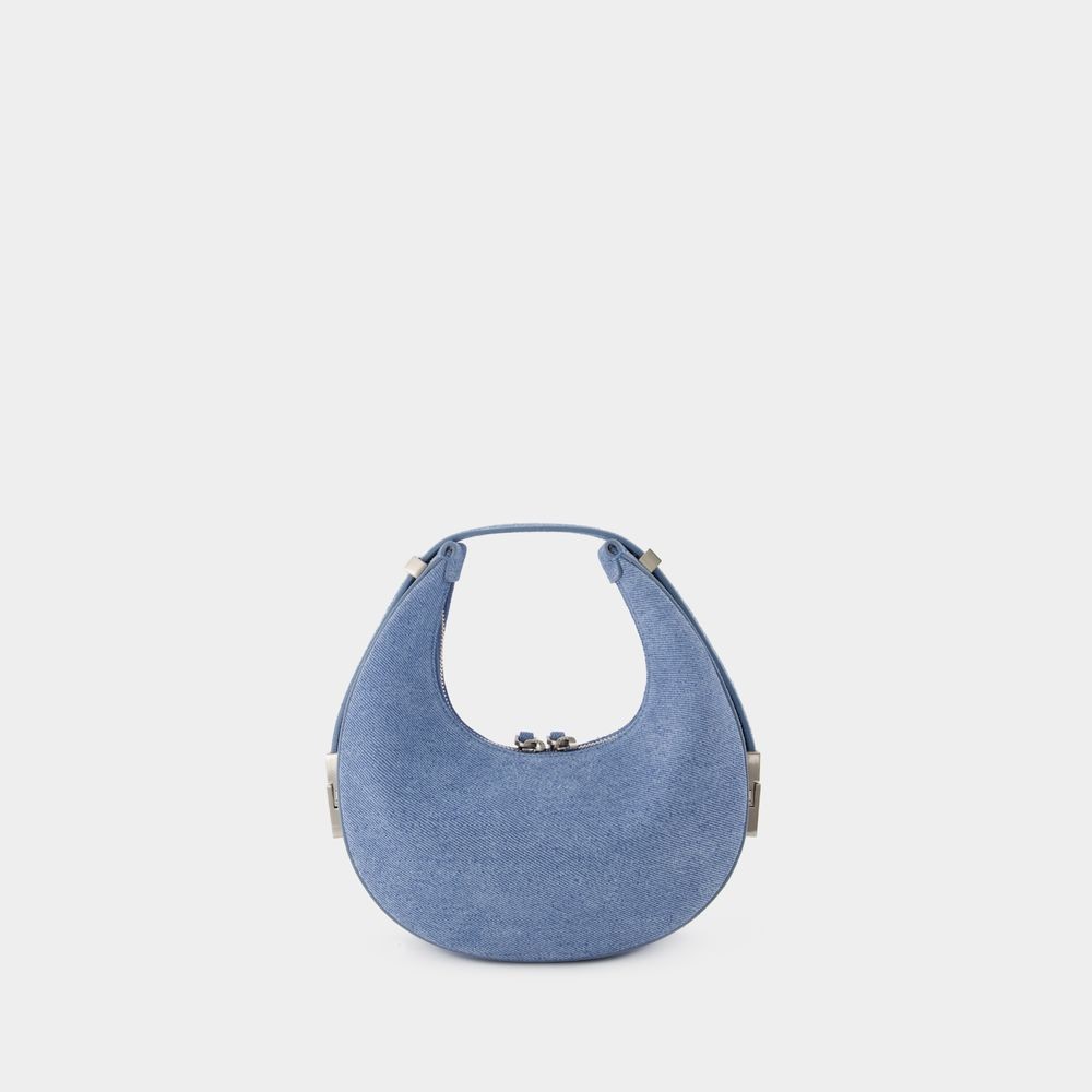 Osoi Sac À Main Toni Mini - - Suède - Denim Sky In Blue
