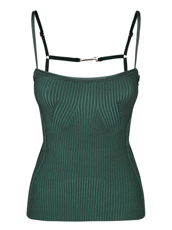 Jacquemus Viscose Top In Green