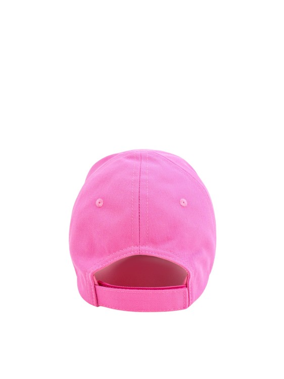 Shop Balenciaga Pink Drill Hat In Purple