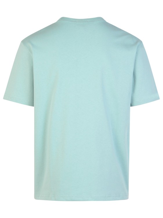 Shop Apc Boxy' Musk Green Cotton T-shirt In Blue