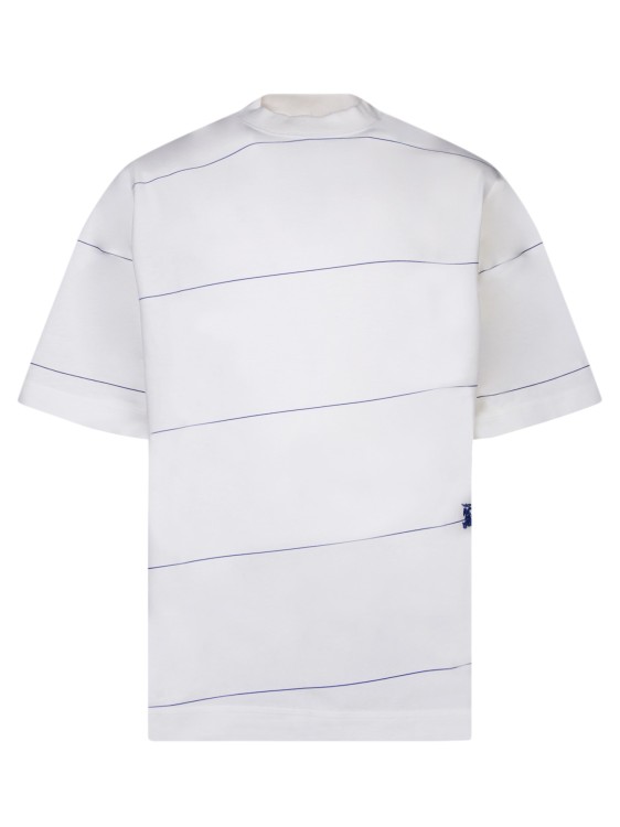 Shop Burberry Cotton T-shirt In White