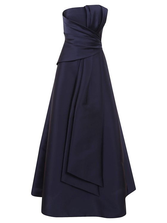 Alberta Ferretti Elegant Long Dress In Blue