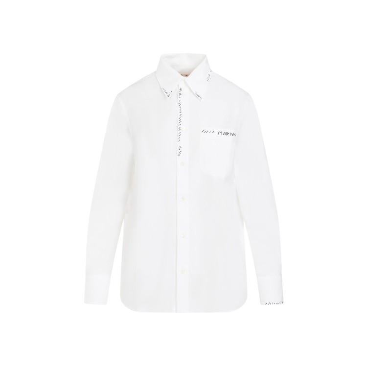 Marni Lily White Cotton Shirt