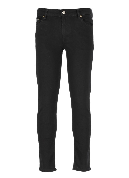 Versace Jeans Couture Cotton Jeans In Black
