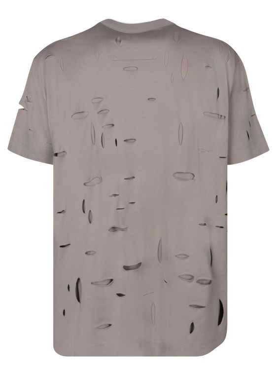 Shop Givenchy Cotton T-shirt In Grey