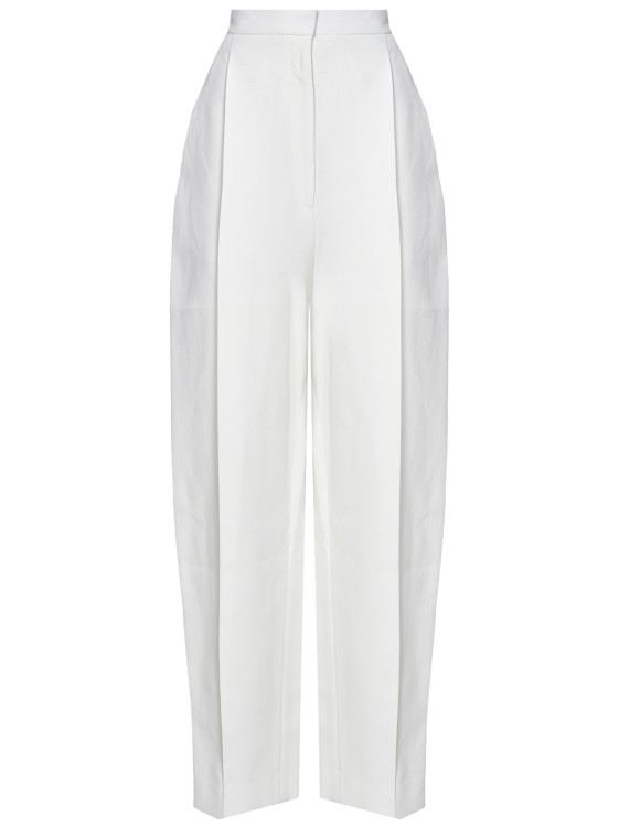 Shop Khaite Ny The Ashford Trousers In White