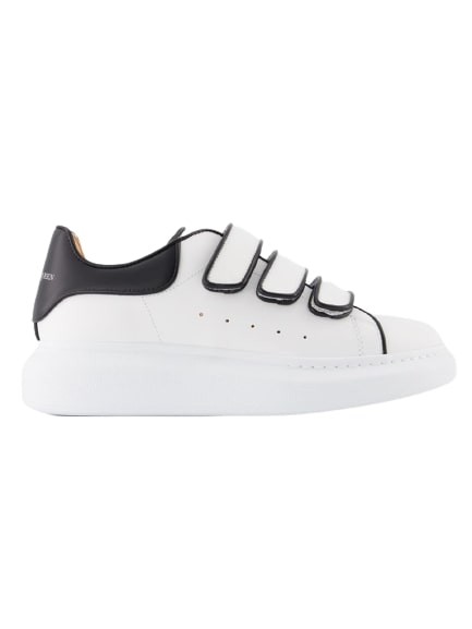 Alexander Mcqueen Oversized Sneakers  - White/black - Leather