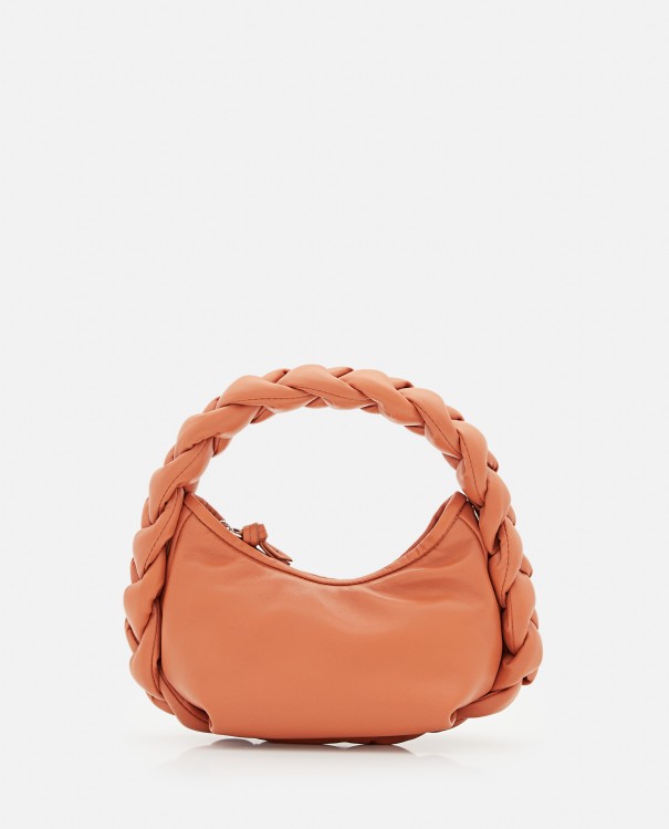 Shop Hereu Brown Detachable Shoulder Strap Bag In Neutrals