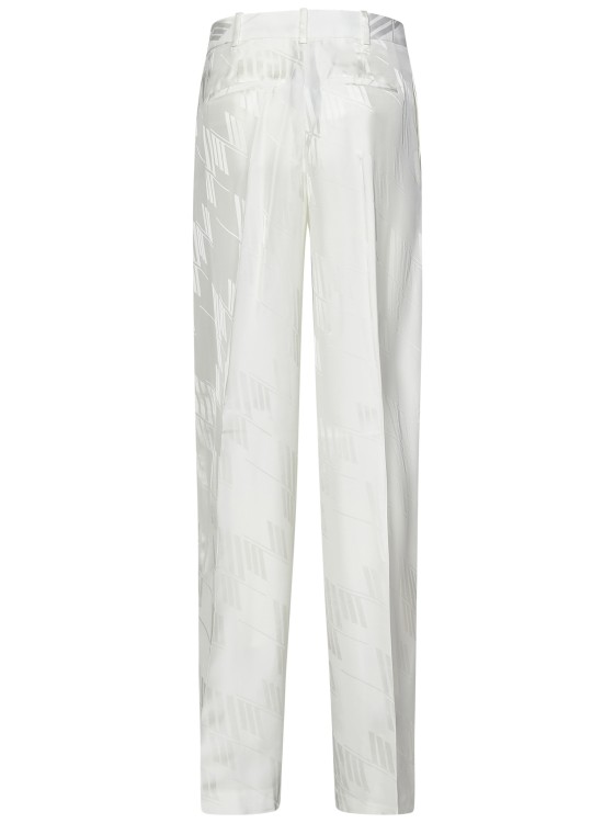 Shop Attico Milk-colored ''jagger'' Trousers In White