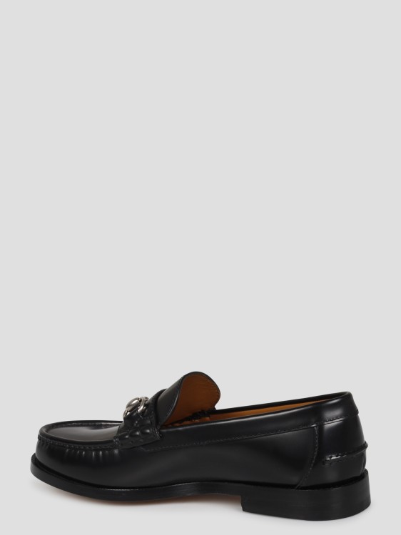 Shop Gucci Horsebit Loafers In Black
