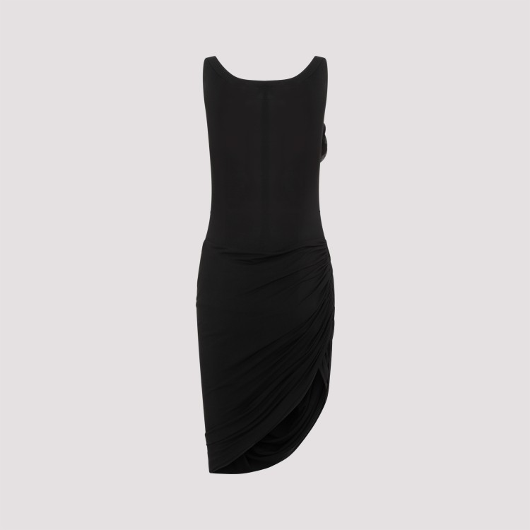 Shop Magda Butrym Black Viscose Dress