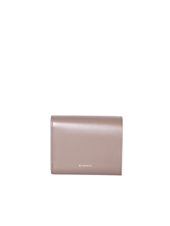 Shop Givenchy Leather Wallet In Pink