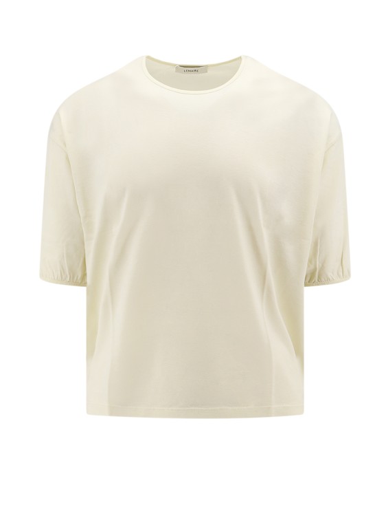Shop Lemaire Cotton T-shirt In Neutrals